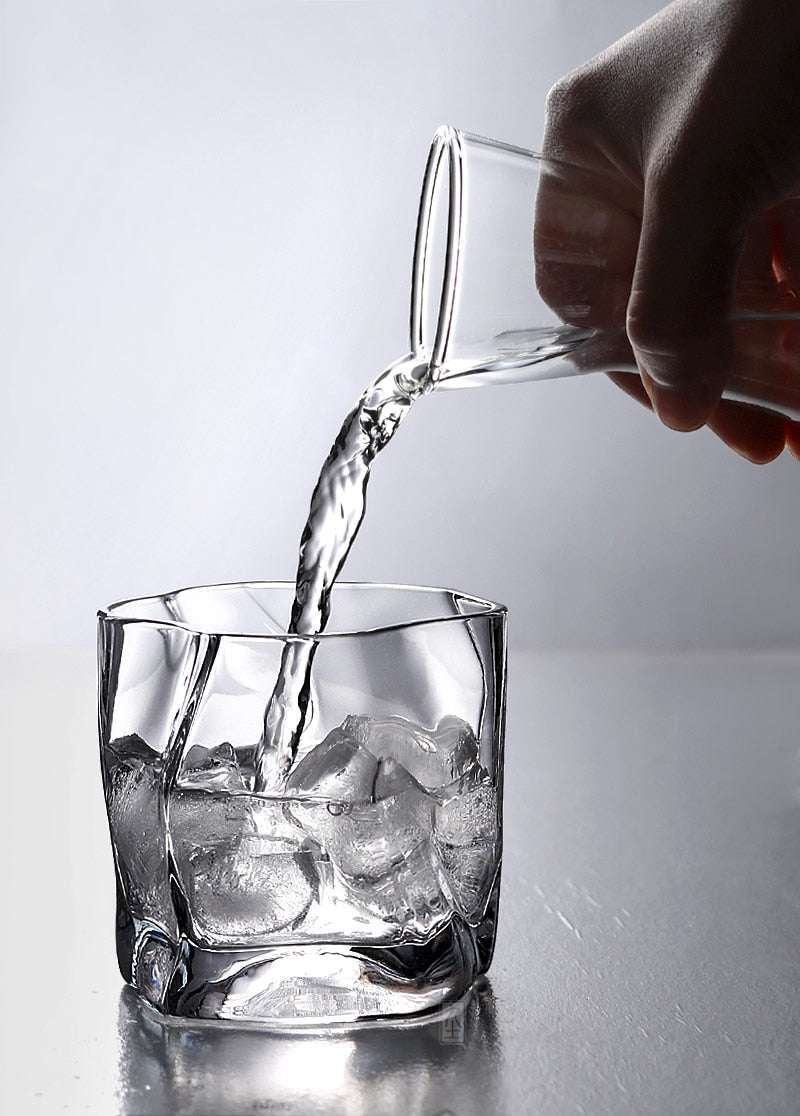 Hjemix | Forvrengt Tekstur Whisky Glass Sett