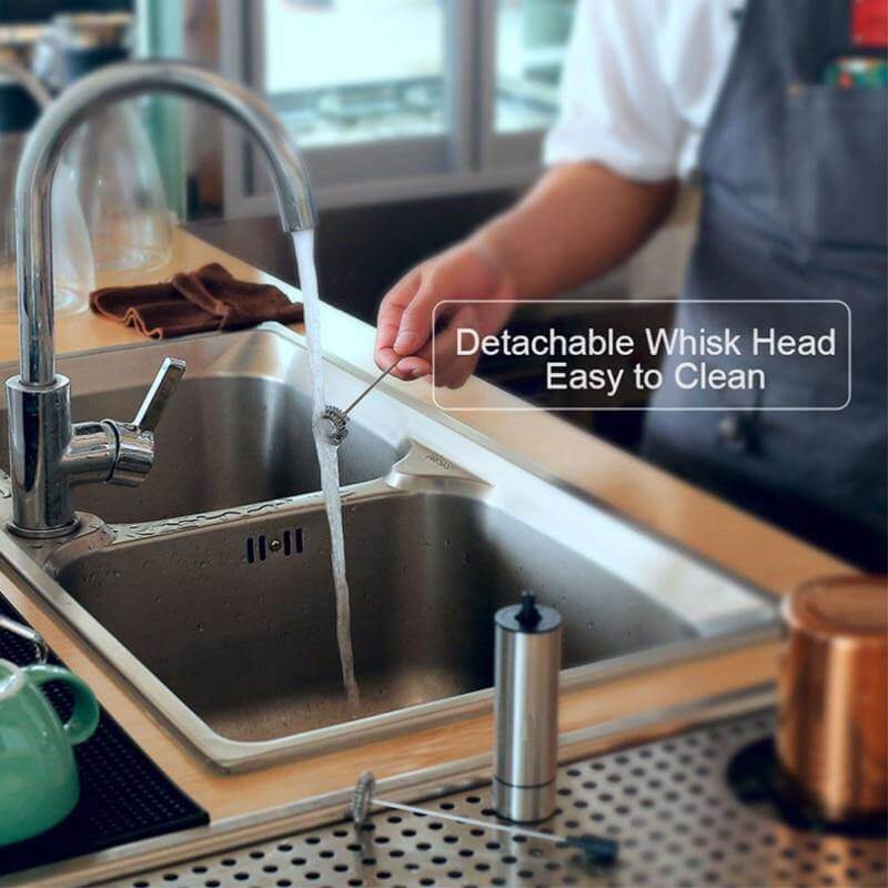 Hjemix | Profesjonell bærbar kaffemelkeskummer