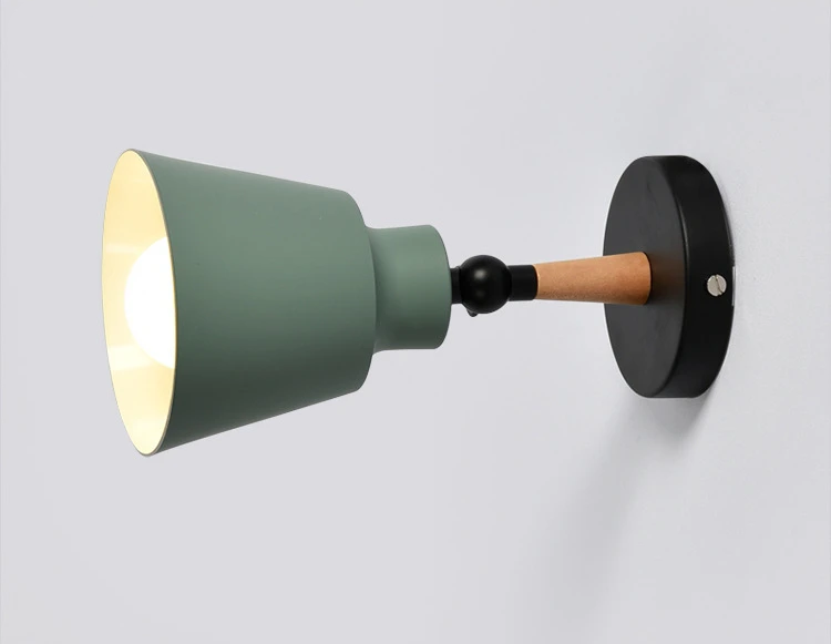 Hjemix | RoyaleGlow Sleek Modern Wood Wall Lamp - Moderne Hjemmelys