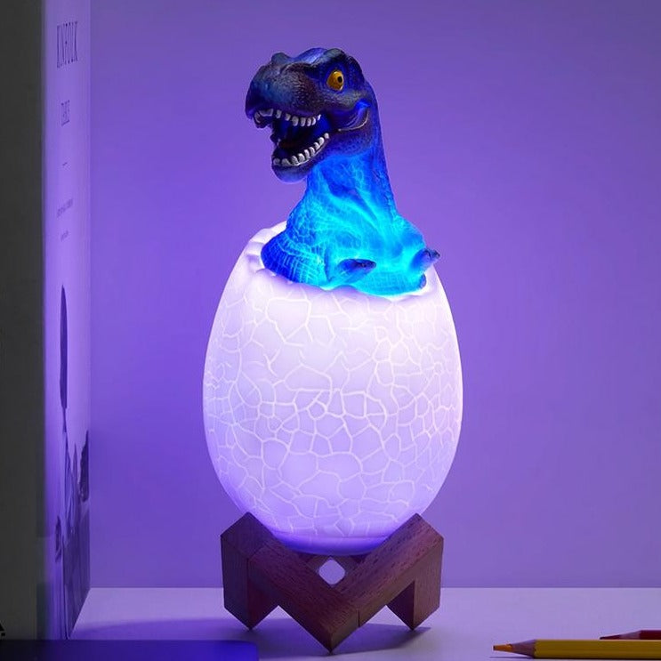 Hjemix | Dinosaur Egg LED Farge Endrende Lampe