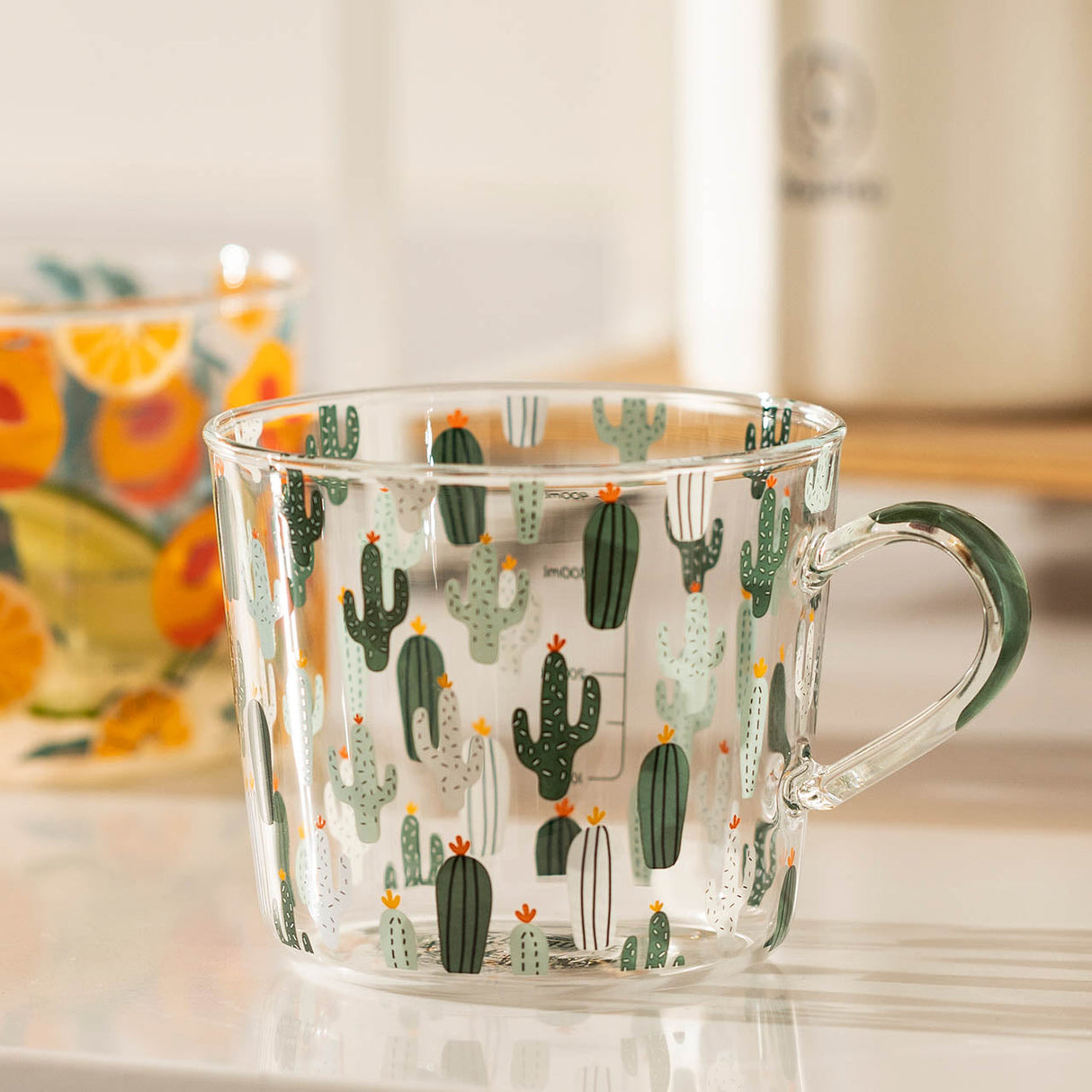 Hjemix | HighLand Trykt Glass Målebeger