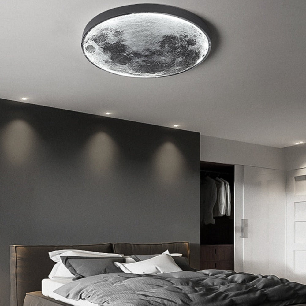 Hjemix | 3D LED Måne eller Jord Tak- eller Vegglampe