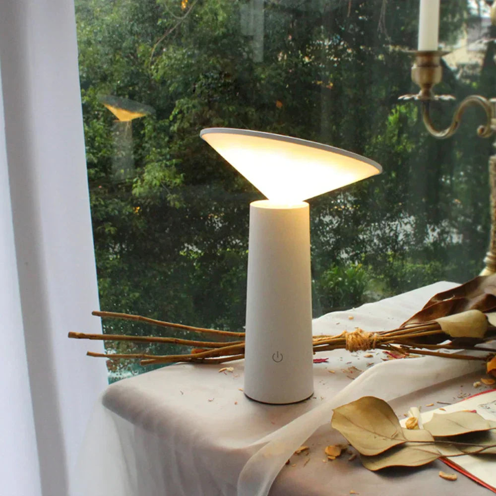 Hjemix | InfiNight - Moderne bordlampe med berøringssensor | Dimbar lysstyrke