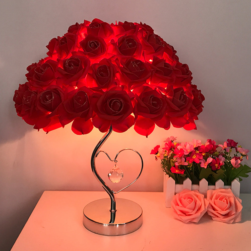 Hjemix | Rose Blossom Nattbord Lampe