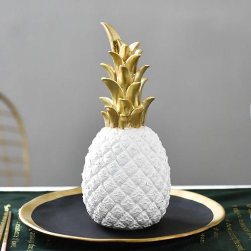 Hjemix | PineLux Glitrende Ananas Dekorativ Figur | Moderne Design | Tilgjengelig i 3 Farger & Størrelser