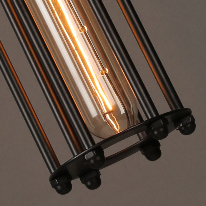 Hjemix | Pendellampe i vintage landhusstil - Hengelampe i jernbur stil