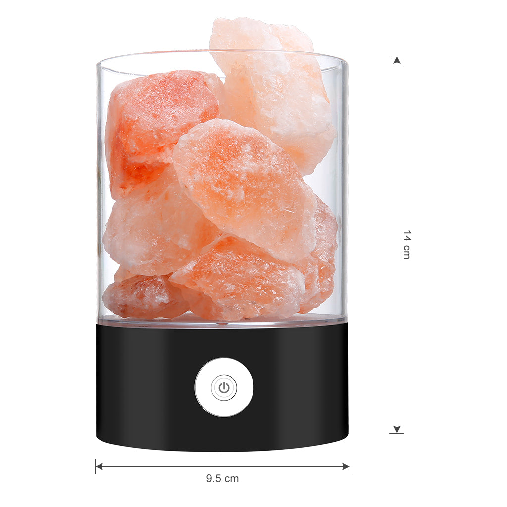Hjemix | Himalaya Salt Skrivebordslampe & Luftrenser Hvit