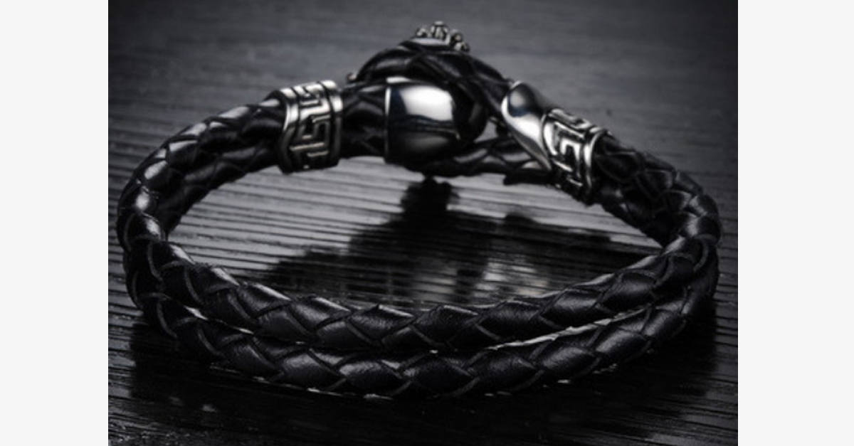 Hjemix | Vintage Cross Herrearmbånd