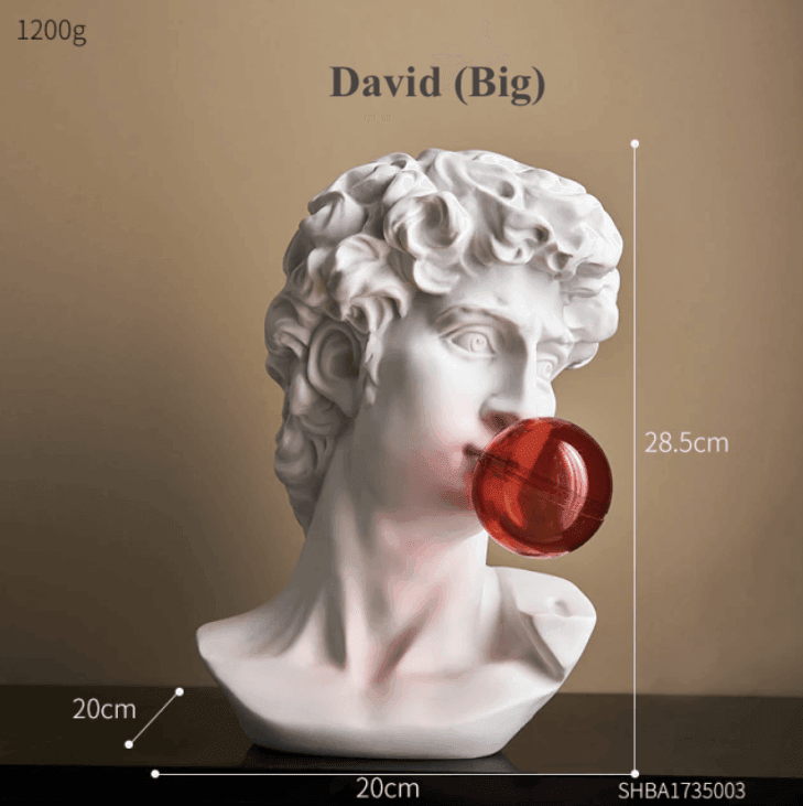 Hjemix | Harpiks gresk abstrakt skulptur