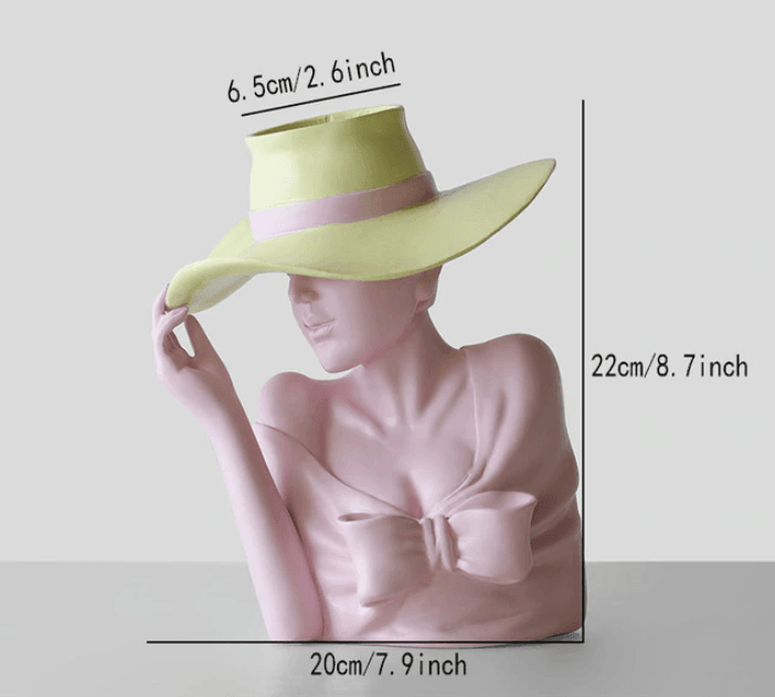 Hjemix | Harpiks Portrett Blomsterkrukke