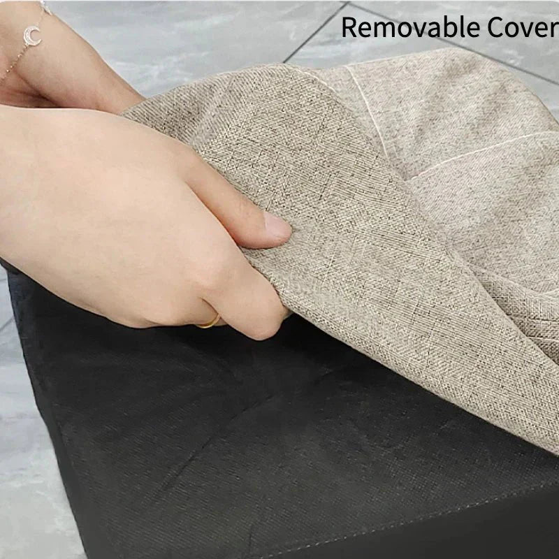 Hjemix | Polstret ottoman pult i retro stil i pastellfarger