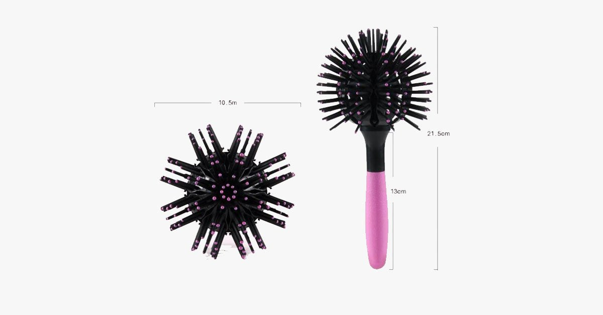 Hjemix | 360 spheric styling curl hair comb