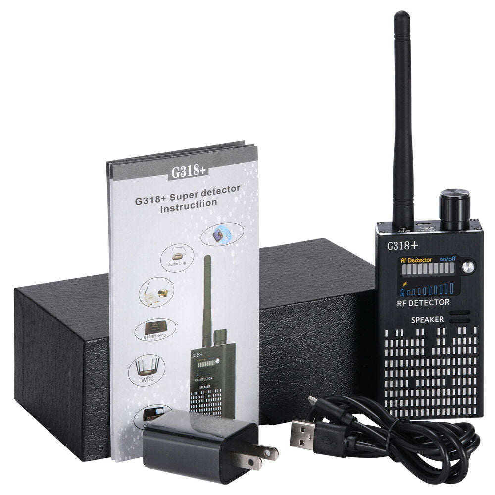 Hjemix | Spy Signal Wall Detector, HF Detector, skjult kamera, laserlinse, GSM GPS enhetsfinner
