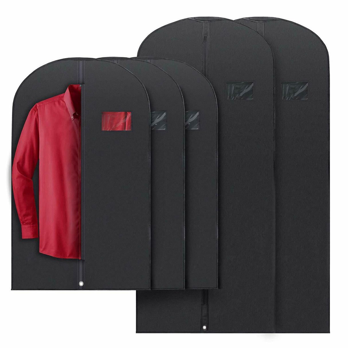 Hjemix | 5 Premium Klessekroker - Med Klar Vindu, Vanntett - 40"/54" tommer