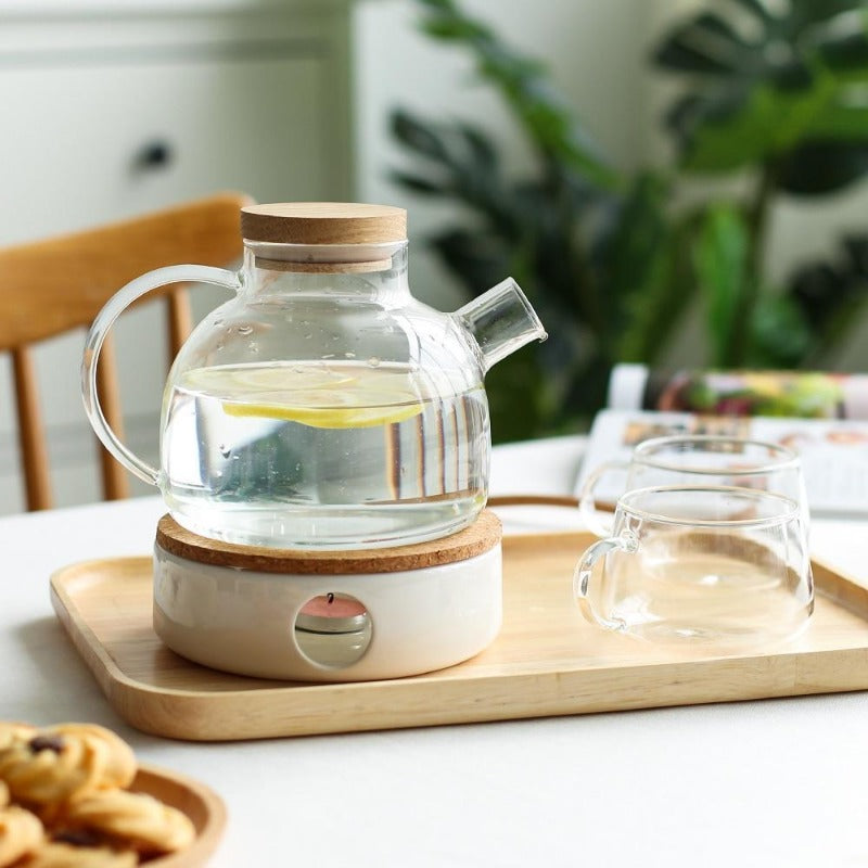 Hjemix | Skandinavisk Glass Teapot Set
