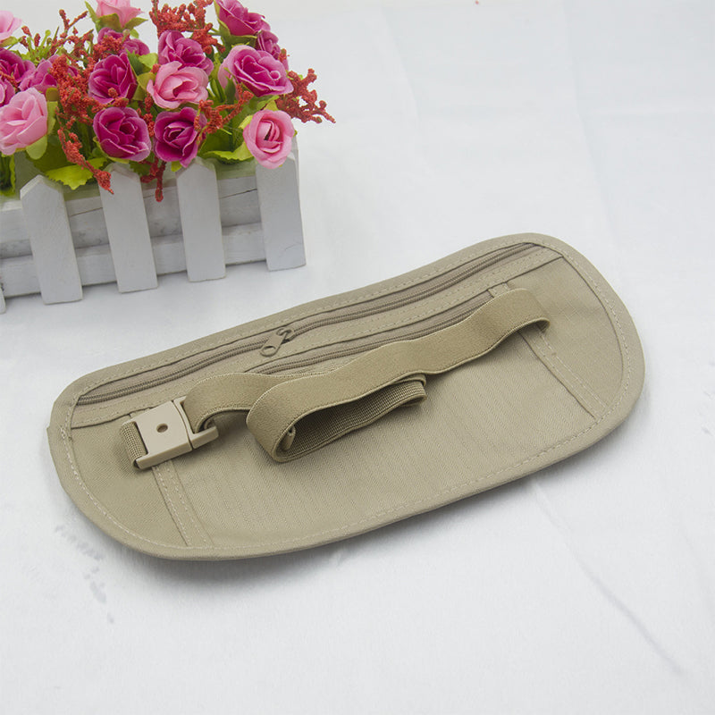 Hjemix | Sport Hip Bag Justerbar med Glidelåslommer