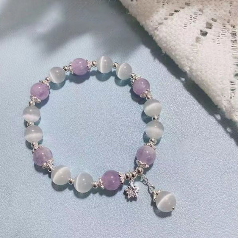 Hjemix | Imitert Kattøyekrystall Sommerfugl Armbånd