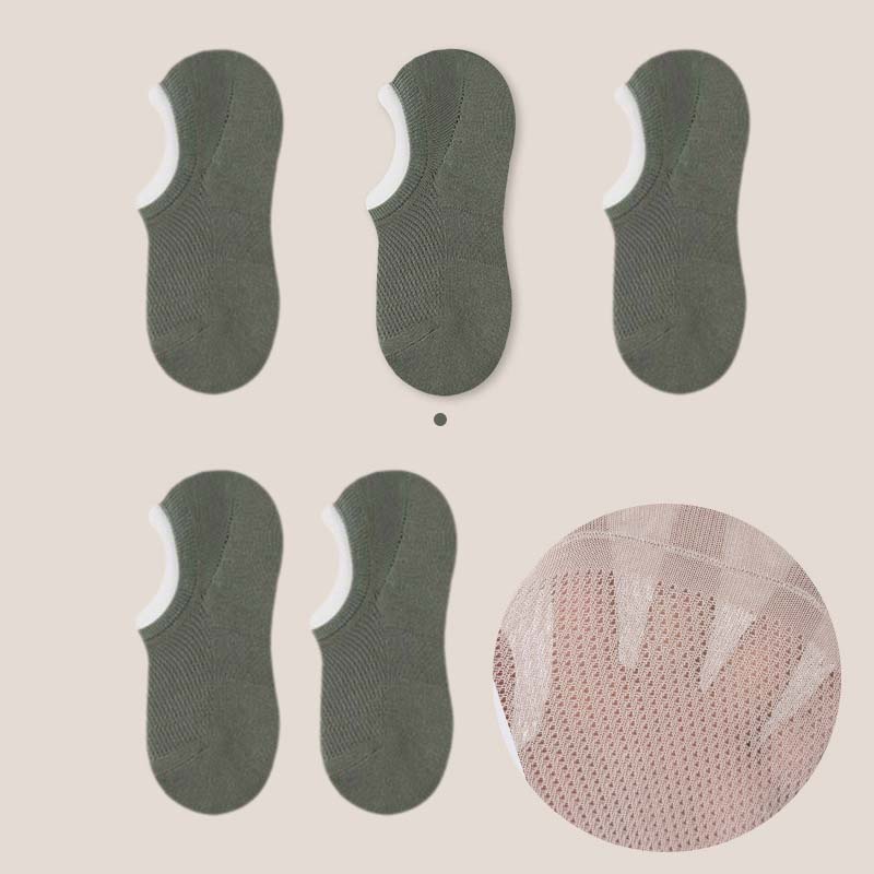 Hjemix | Pluss Størrelse Mesh Bomull Sokker