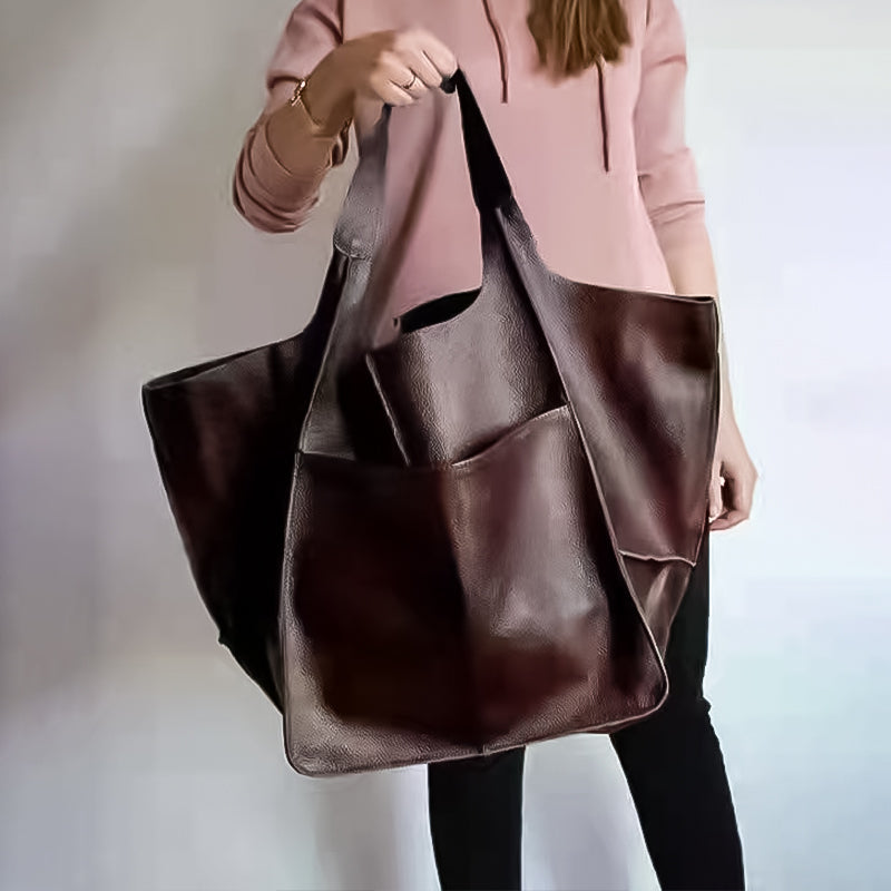 Hjemix | Oversized skinn helgevotter til kvinner