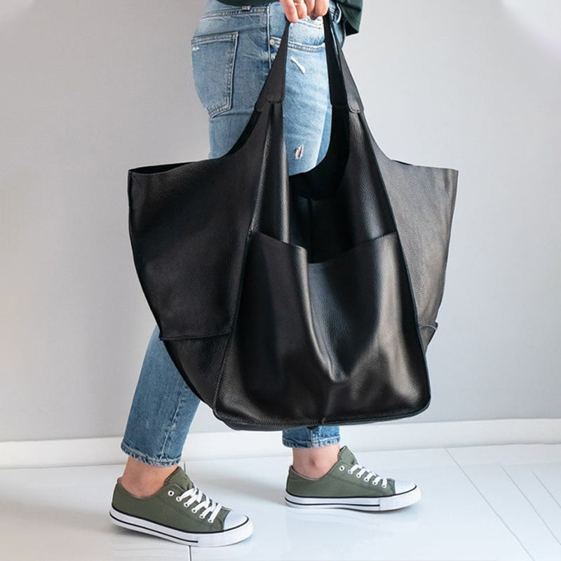 Hjemix | Oversized skinn helgevotter til kvinner