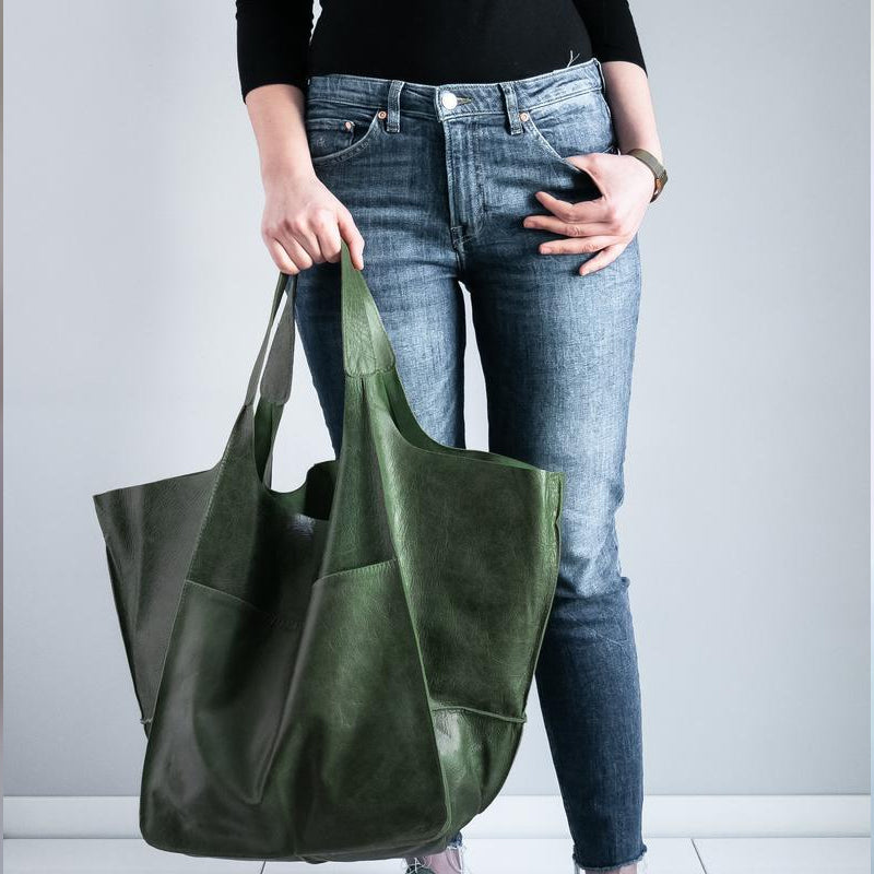 Hjemix | Oversized skinn helgevotter til kvinner