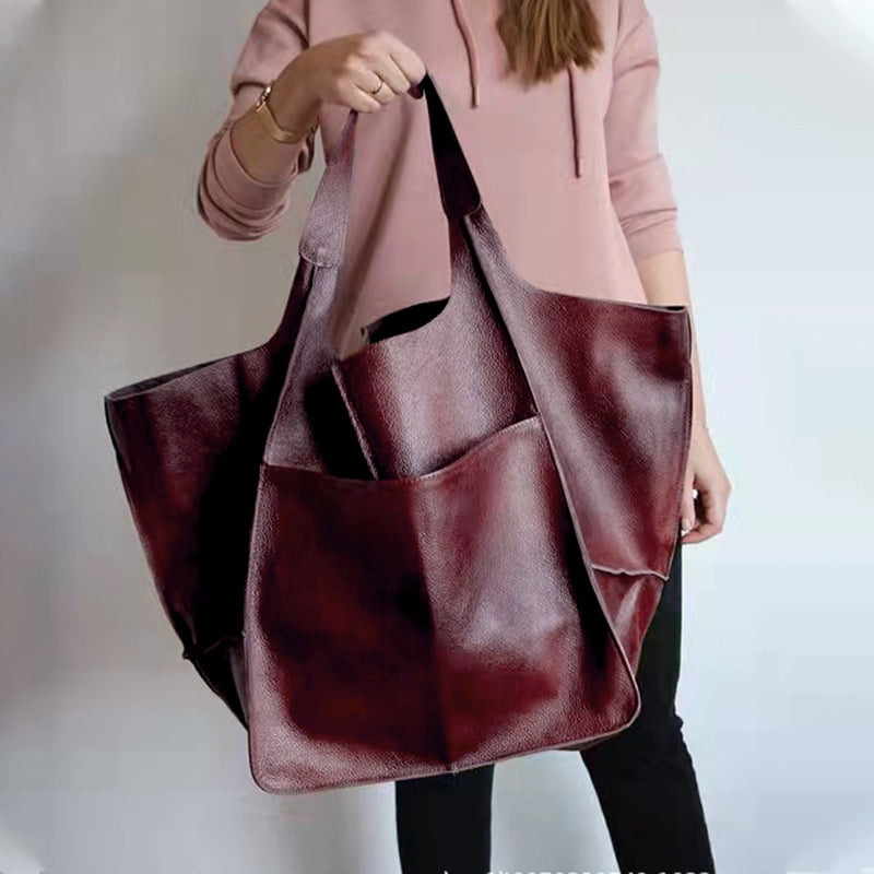 Hjemix | Oversized skinn helgevotter til kvinner