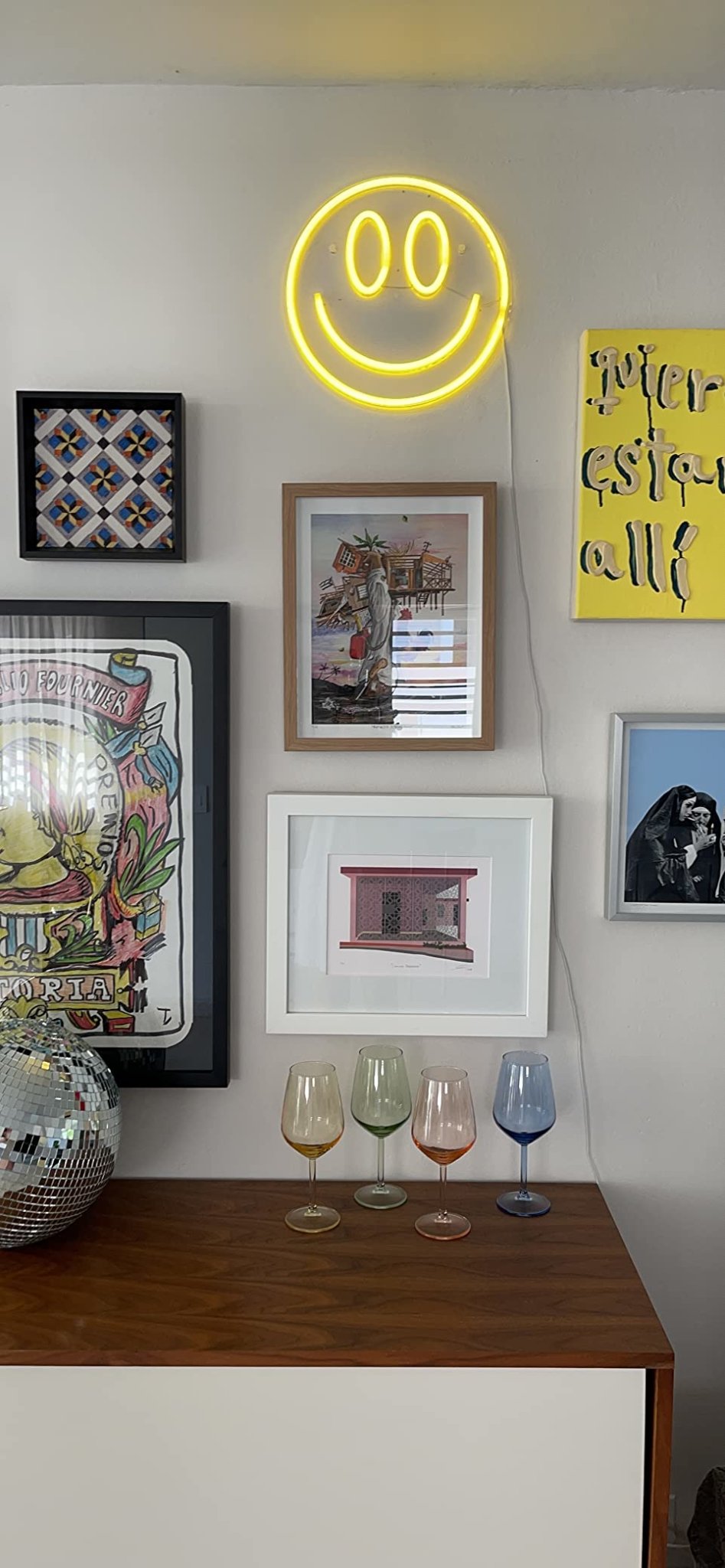 Hjemix | Smil Ansikt Neon Skilt