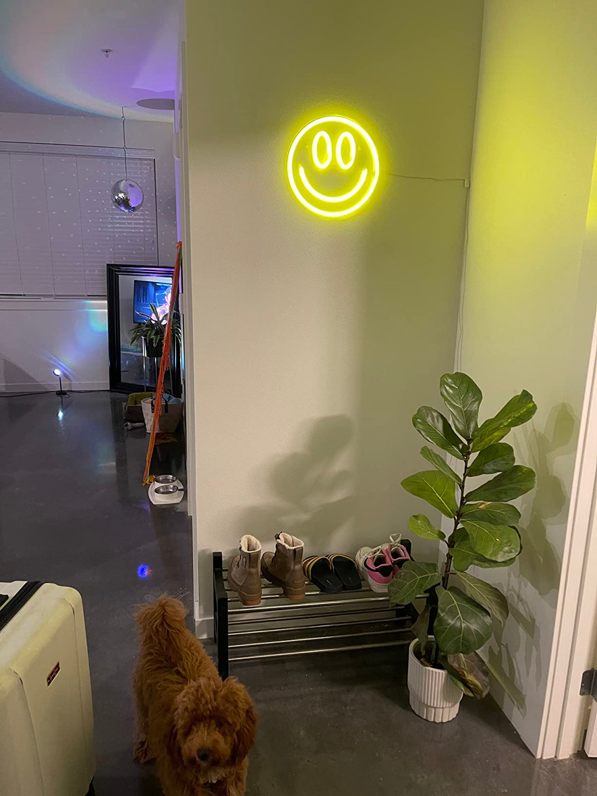 Hjemix | Smil Ansikt Neon Skilt