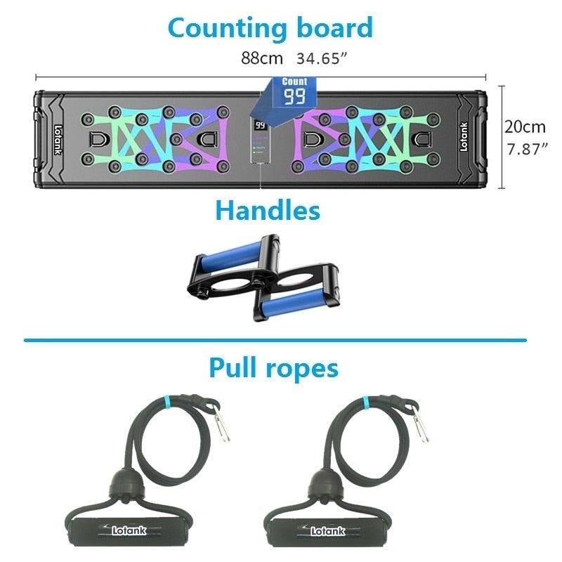 Hjemix | Spartan Push-Up Board - Smart Push-Up Board
