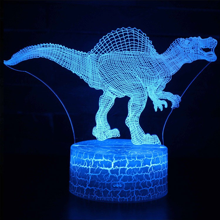 Hjemix | 3D Lampe Dinosaur Spinosaurus Fryktelig