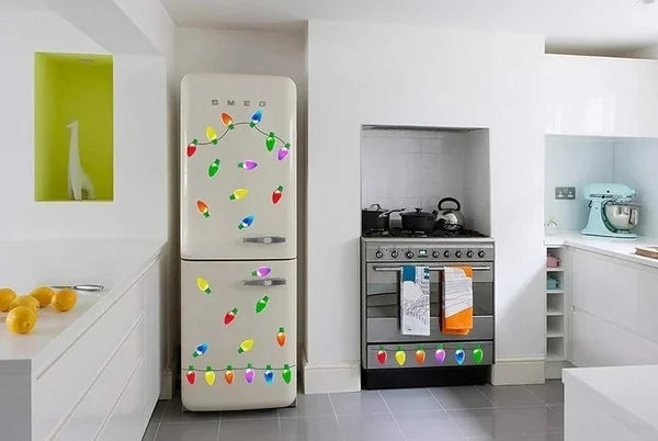 Hjemix | Reflekterende Lyspære Magnet Dekorasjoner