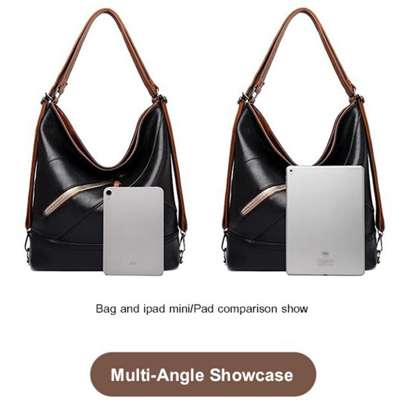 Hjemix | Stort kapasitet PU lær bøtteveske