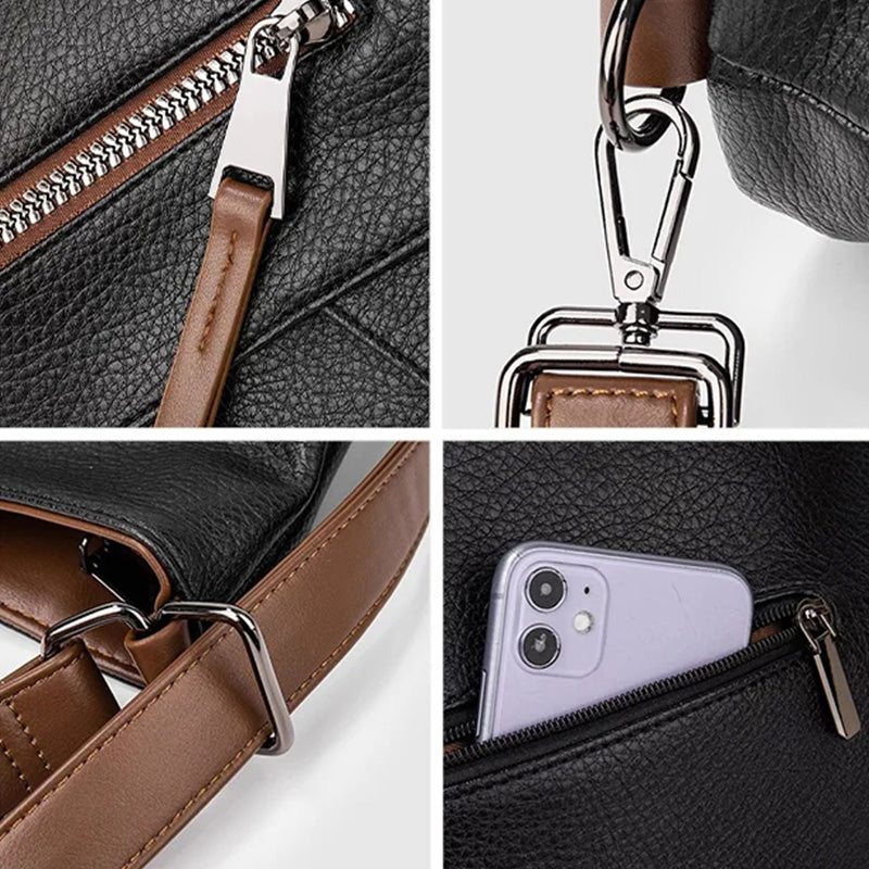 Hjemix | Stort kapasitet PU lær bøtteveske