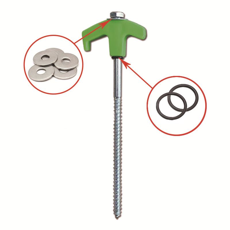 Hjemix | Teltplugger som kan skrus inn i bakken