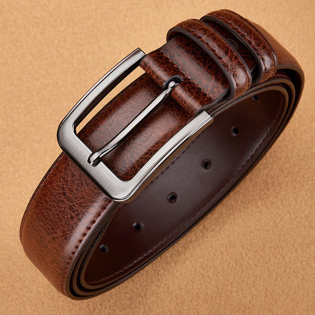Hjemix | Holdbar Vintage Motemessing Pin Spenne PU Belte