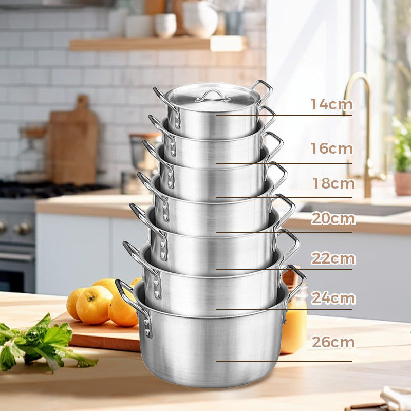 Hjemix | Aluminium Kjele Sett 7-Deler