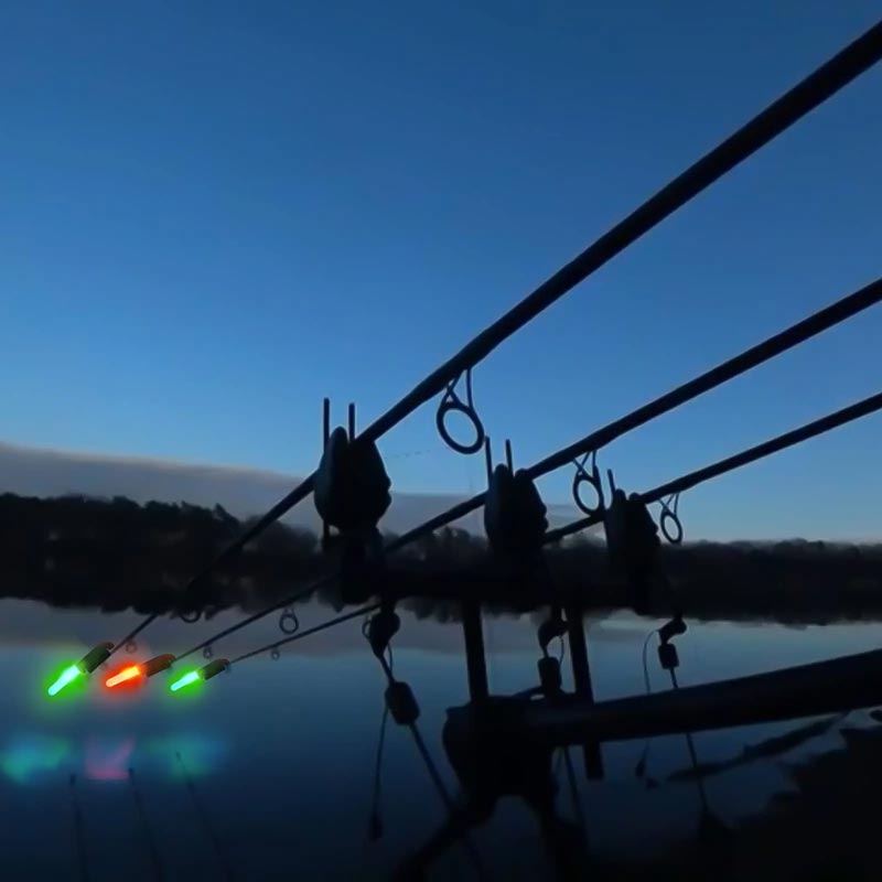 Hjemix | LED-lys for fiskestang med ringeklokke