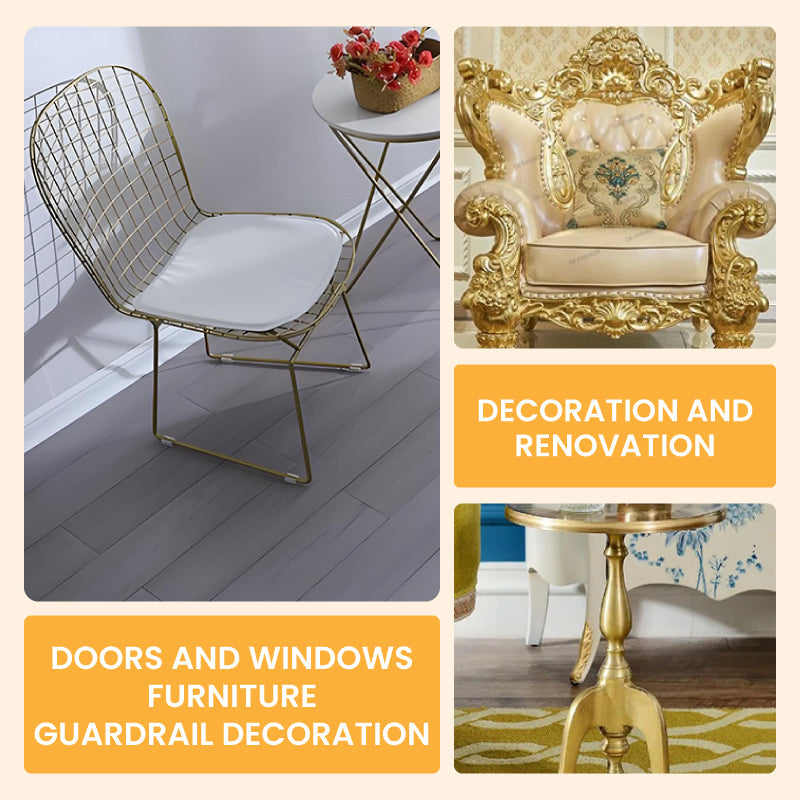 Hjemix | Vannbasert gullbladmaling for kunst, maling, håndverk