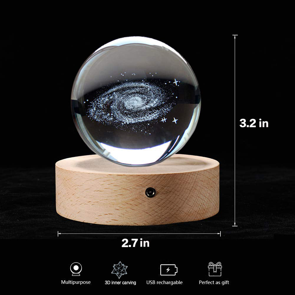Hjemix | 3D Planet Krystallkule