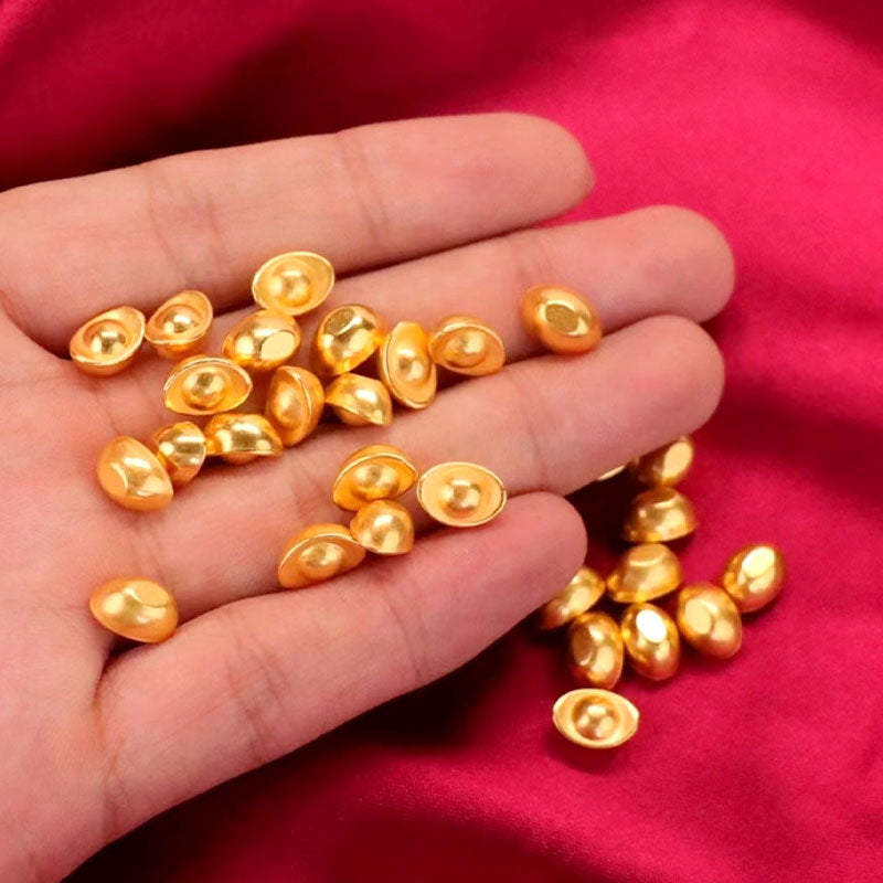 Hjemix | Små gullklumpede ornamenter