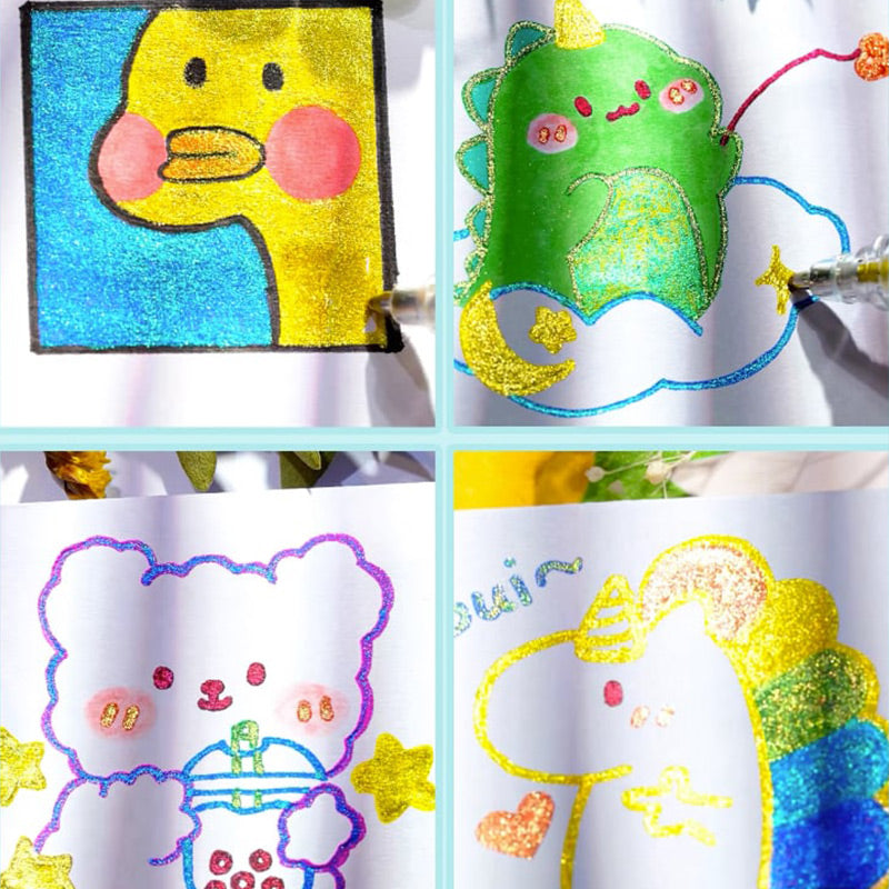 Hjemix | 🎁Glitter-gelpen-sett