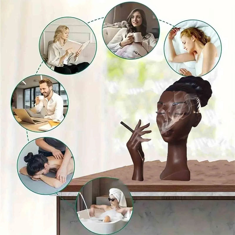 Hjemix | Unik Hodeformet Røkelsbrenner