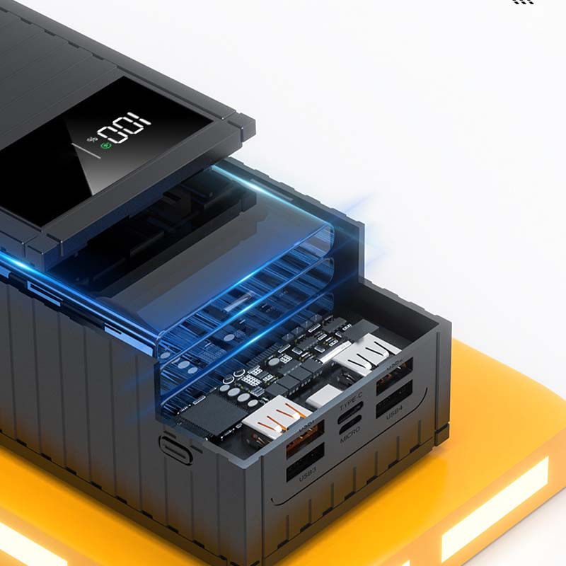 Hjemix | Hurtiglader powerbank med digitalt display
