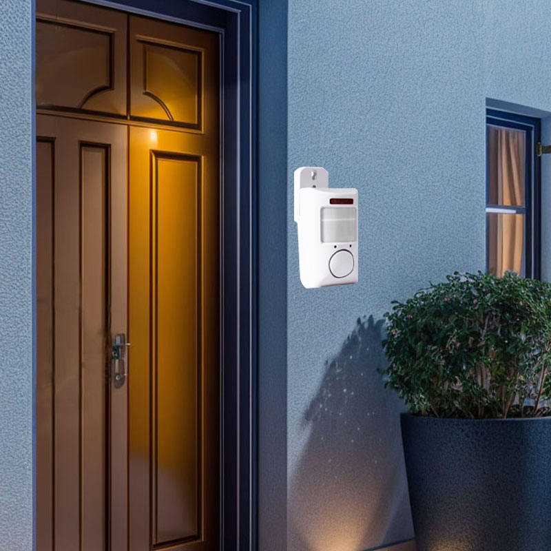 Hjemix | Infrarød alarm med bevegelsessensor og 2 stk. fjernkontroller