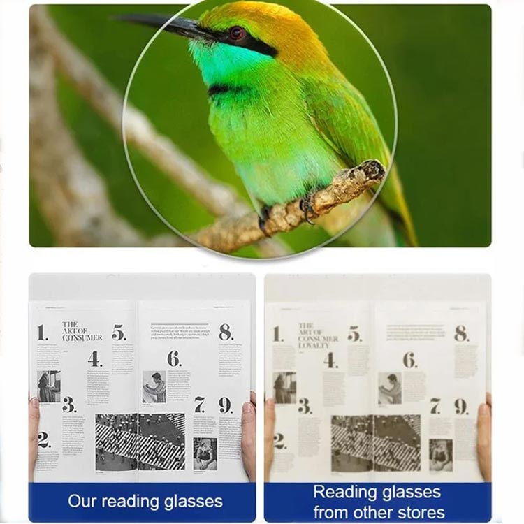 Hjemix | Magnetisk Nakke Henging Anti-Tap Anti-Blått Lys Lesebriller