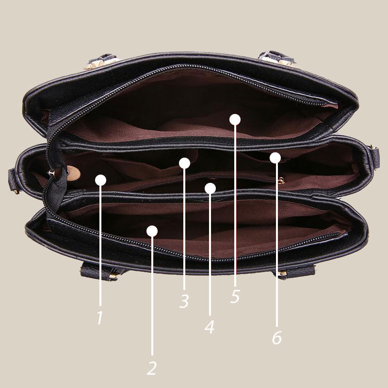 Hjemix | Elegant dameveske med dusk-anheng