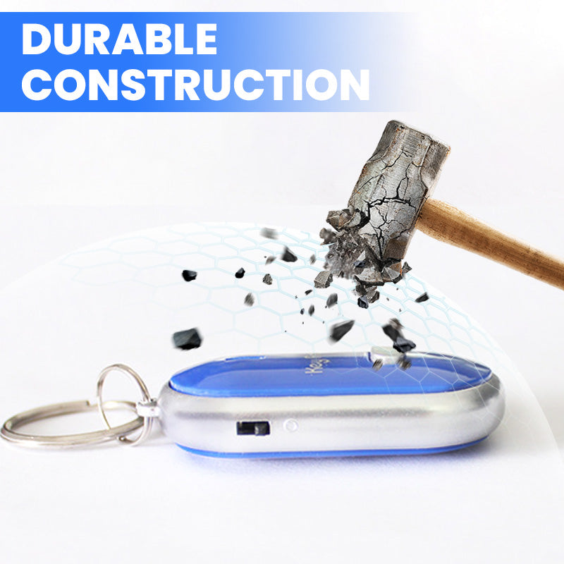 Hjemix | Pipe lyd-aktivert sensor-nøkkelfinner med nøkkelring