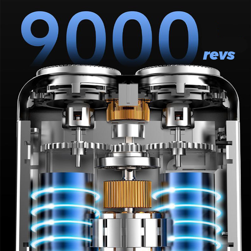 Hjemix | Bærbar Mini Rotary elektrisk barbermaskin for menn