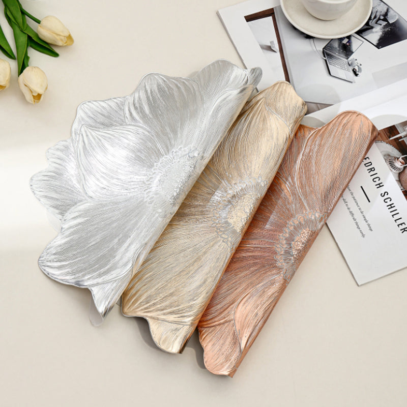 Hjemix | Lotus Formet Varmebestandig og Vaskbar Bordbrikke🔥Salg til redusert pris🔥