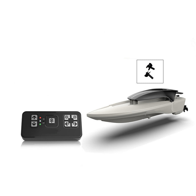 Hjemix | Mini 2.4G RC høyhastighetsbåt med LED-lys✨